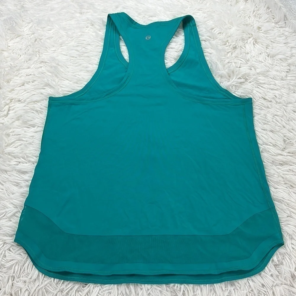 Lululemon Smooth Stride Tank (UV Protection) Viridian Green